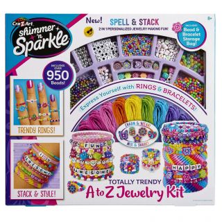 CRA-Z-ART - SHIMMER N SPARKLE TOTALLY TRENDY A-Z JEWELRY KIT