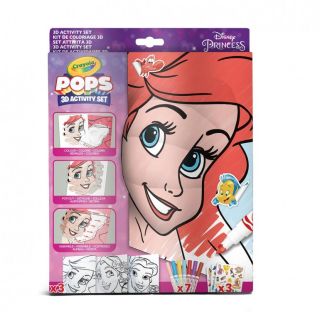 CRAYOLA - POPS COLOR DISNEY PRINCESS 3D ACTIVITY SET