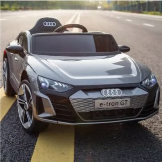 AUDI E-TRON GT GREY, RIDE-ON, 12 V BATTERY POWERED