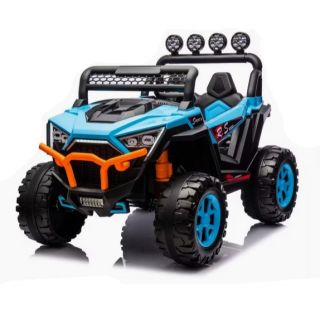 12V ATV JEEP SKYBLUE, RIDE-ON, BATTERY POWERED