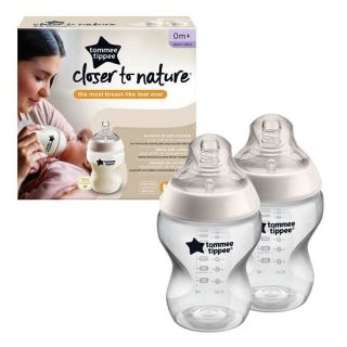 TOMMEE TIPPEE - CLOSER TO NATURE SLOW FLOW BOTTLE 260ml (2PCS)