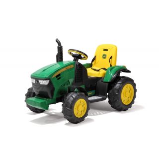 GREEN TRACTOR ELECTRIC BATTERY POWERED 12V 2 MOTORS
