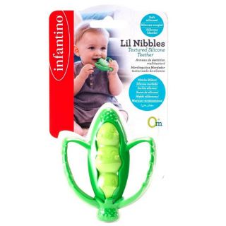 INFANTINO - LIL NIBBLES TEXTURED SILICONE TEETHER