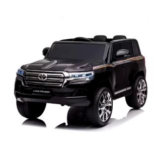 24V TOYOTA LAND CRUISER BLACK, RIDE-ON, BATTERY POWERED