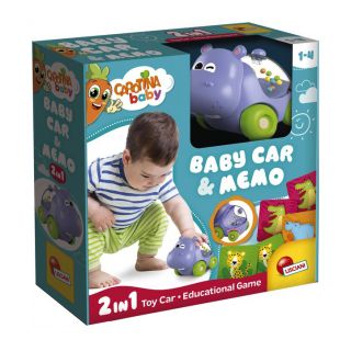 LISCIANI - CAROTINA BABY - BABY HIPPO CAR & MEMO