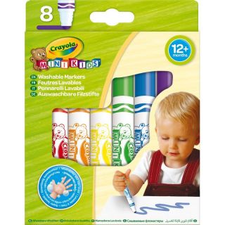 CRAYOLA - 8 MINIKIDS PENS