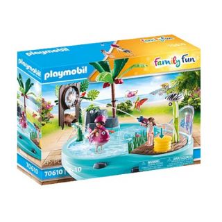 PLAYMOBIL SMALL POOL WITH WATER SPRAYER