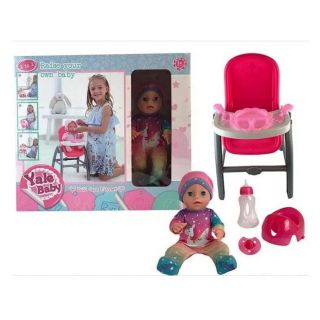 3 IN 1 YALE BABY DOLL 30 CM WITH KITCHEN CHAIR