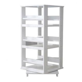 WHITE WOOD COLOR KIDS BOOKSHELF 45 X 45 X 103.3 cm