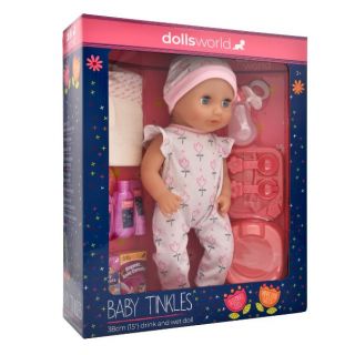 DOLLS WORLD - BABY TINKLES 38CM