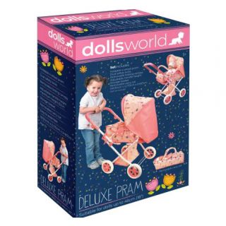 DOLLS WORLD - DELUXE PRAM