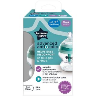 TOMMEE TIPPEE - ADVANCED ANTI-COLIC SLOW FLOW BOTTLE 150ml (1 PC)