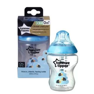 TOMMEE TIPPEE CLOSER TO NATURE 1x260ml DECORATIVE FEEDING BOTTLE-BPA FREE